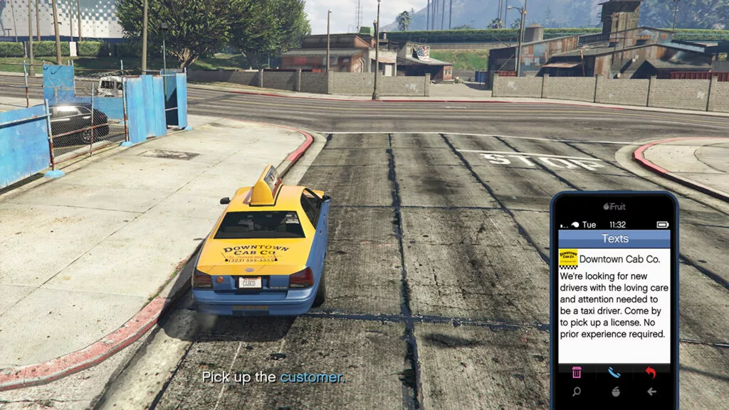 GTA V Taxi work