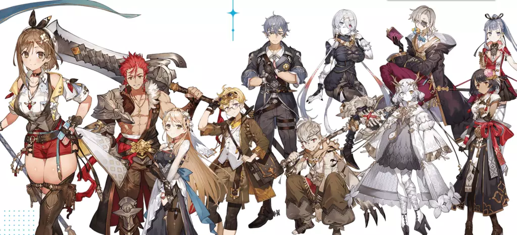 Atelier Ryza 3 party members