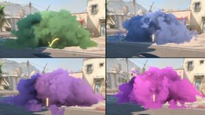 Valve is toying with the idea of colorful Counter-Strike 2 smokes