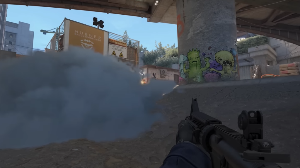 Counter-Strike 2 new smokes peek
