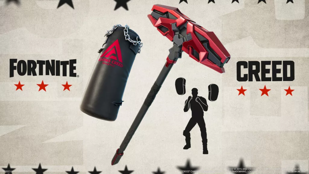 Fortnite Creed pick and back bling