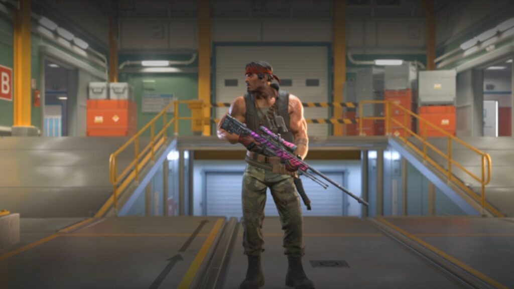 Counter-Strike 2 agent on map Nuke