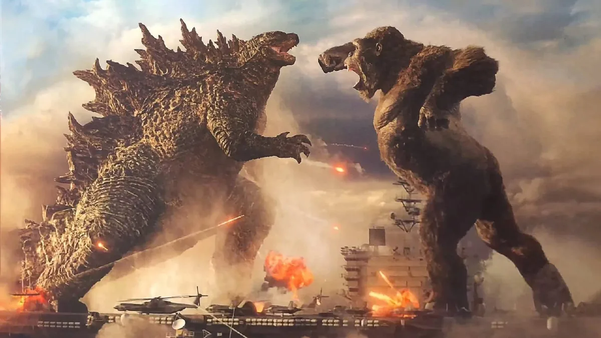 Godzilla x Kong title