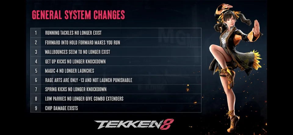 Tekken 8 gameplay changes