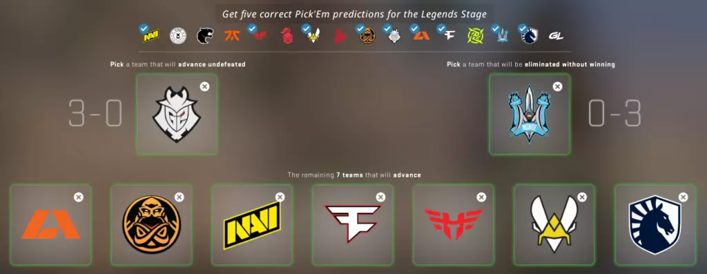 Legends stage PickÃÂâÃÂÃÂÃÂÃÂems for the Paris Major