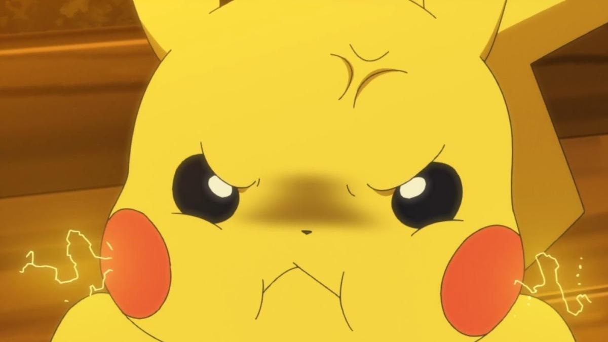 Pikachu angry