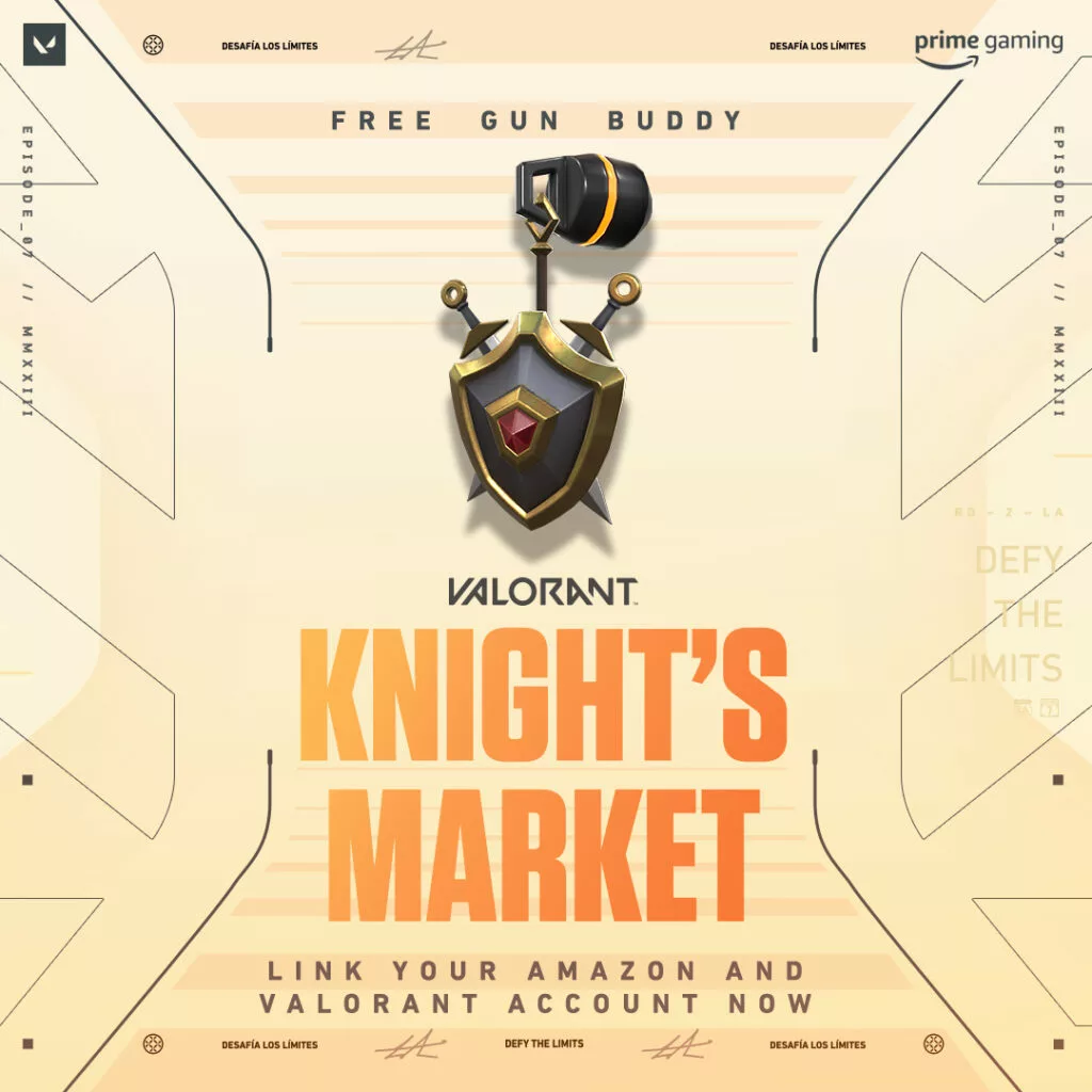 Knight's Market gun buddy Valorant