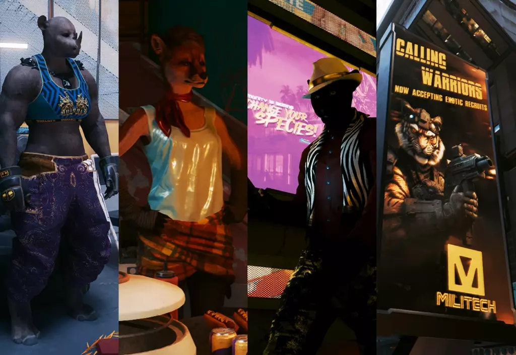 Cyberpunk 2077 furries mod