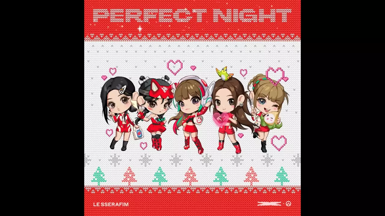 LE SSERAFIM drop holiday Perfect Night remix