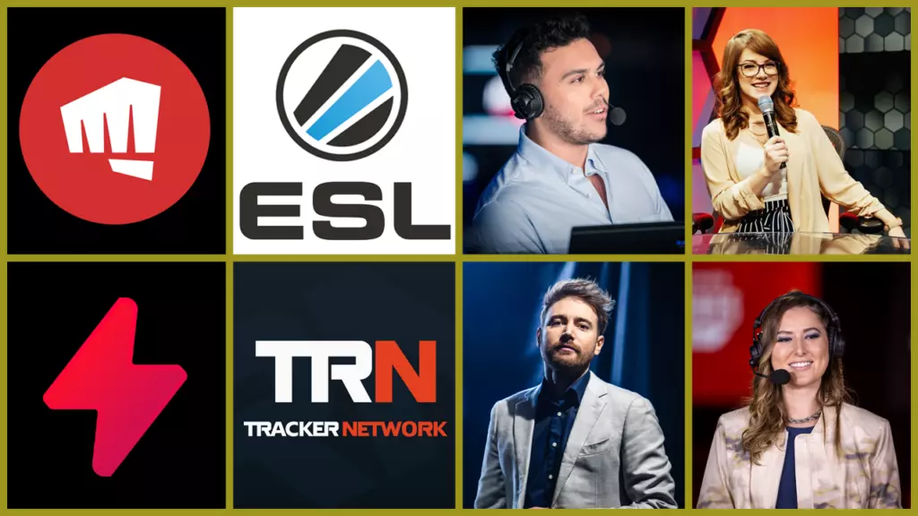 Some of many Esports Awards 2024 Play by Play caster Color Caster Supporting Service and Broadcast Production Team finalists