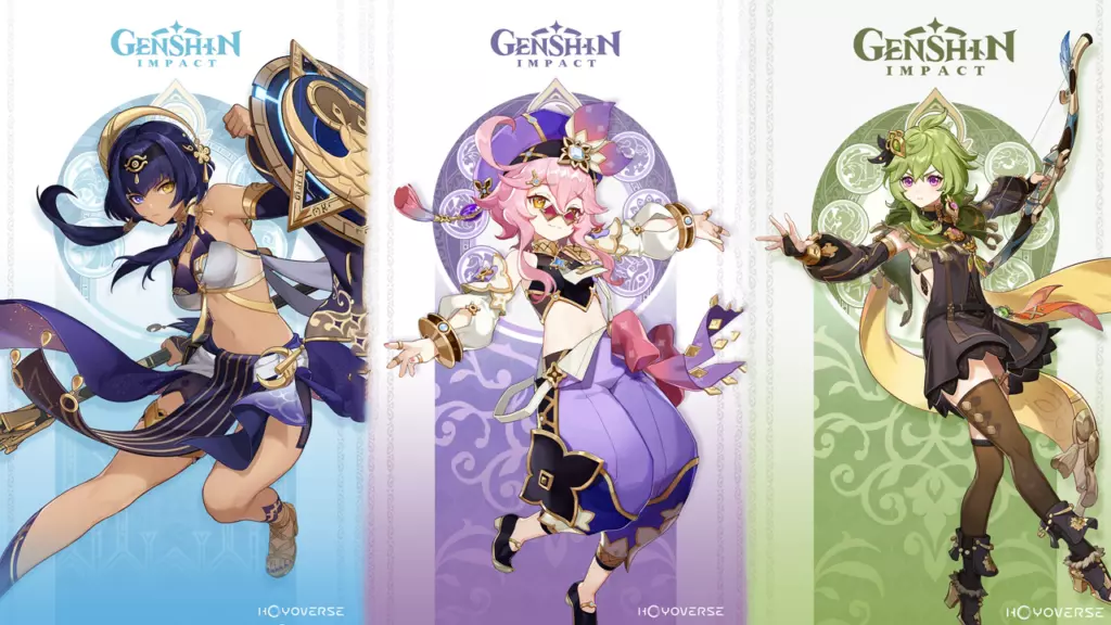 Genshin Impact update 5.1 4-star banners