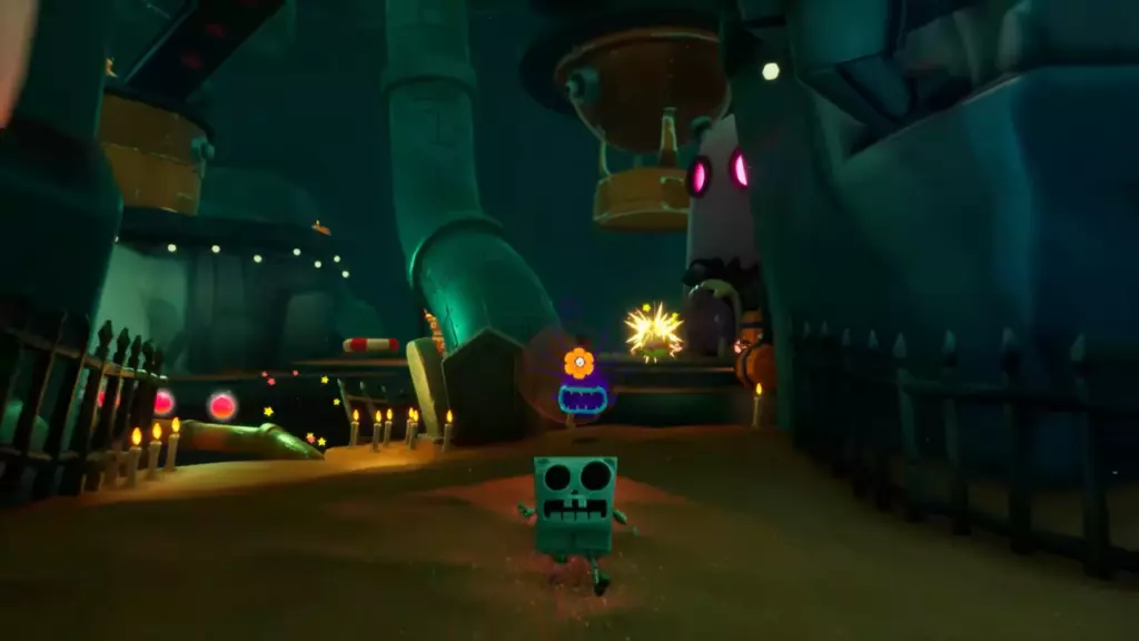 in-game screenshot from the trailer of the new SpongeBob game