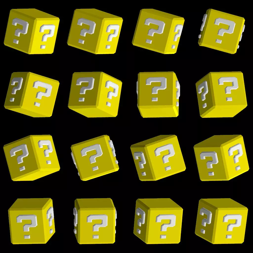 The question block from Super Mario revealed in Fortnite game files by the leak