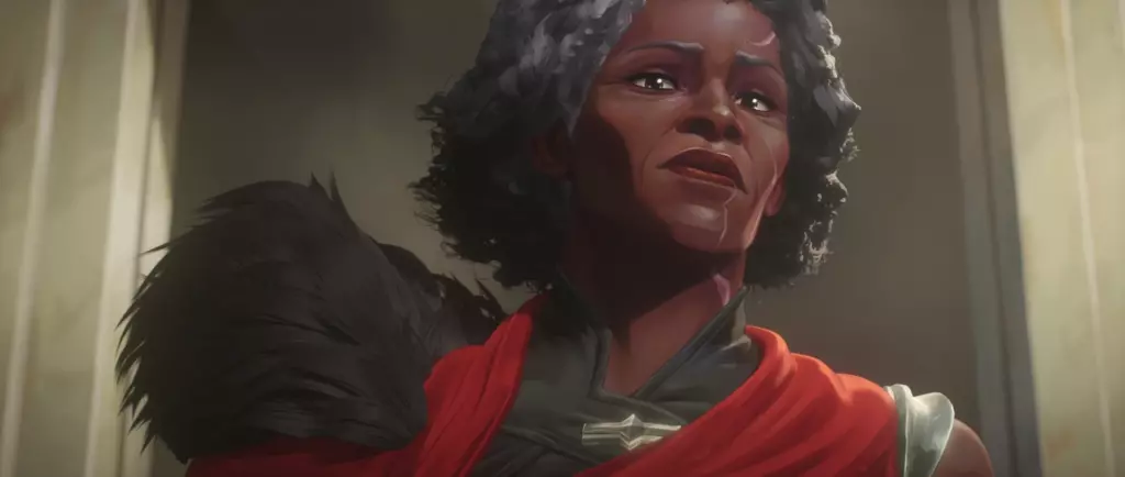 Ambessa Medarda, the character from Arcane which the novel is based on