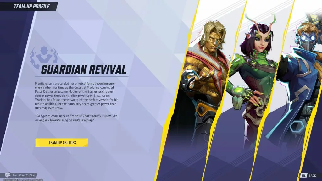 Guardian Revival in Marvel Rivals