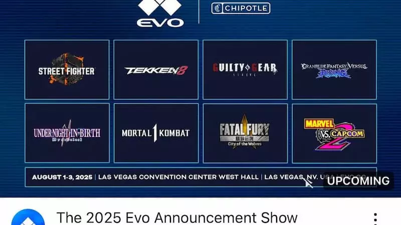 Evo 2025 games lineup