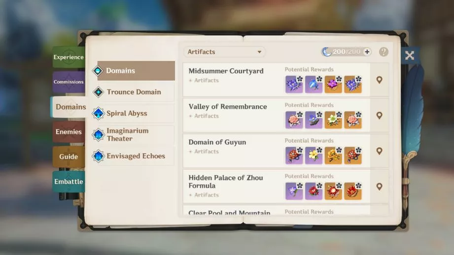 artifact domain