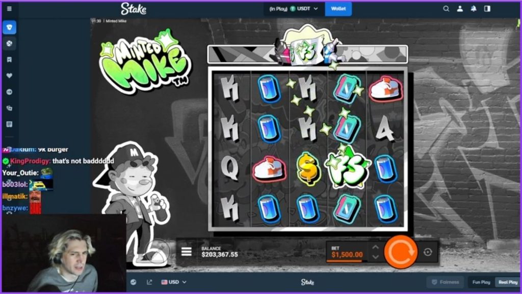 xqc playing on stake.com