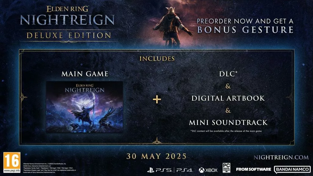 Elden Ring Nightreign Deluxe edition