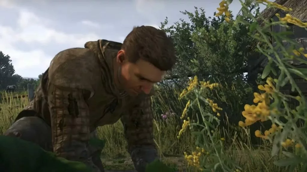 KCD 2 herb picking animation