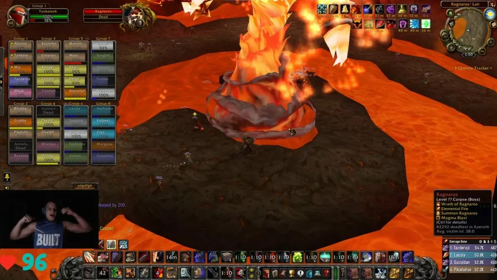 OnlyFangs defeating Ragnaros