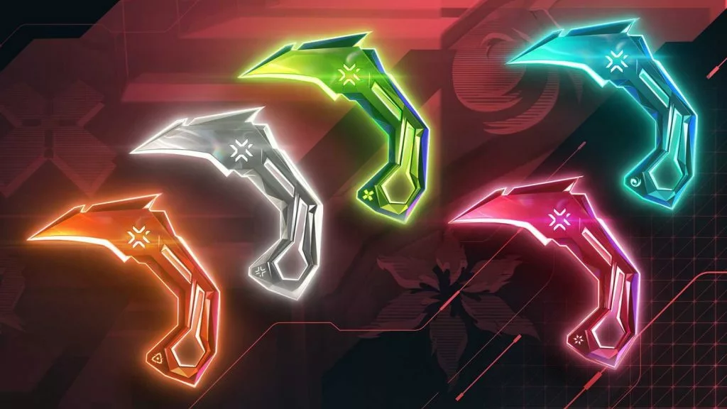 The glowing Karambit skins from the VCT 2025 Season Capsule.