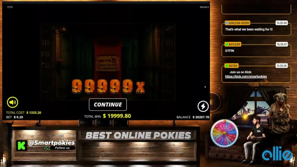 smartpokies max mental 2 win