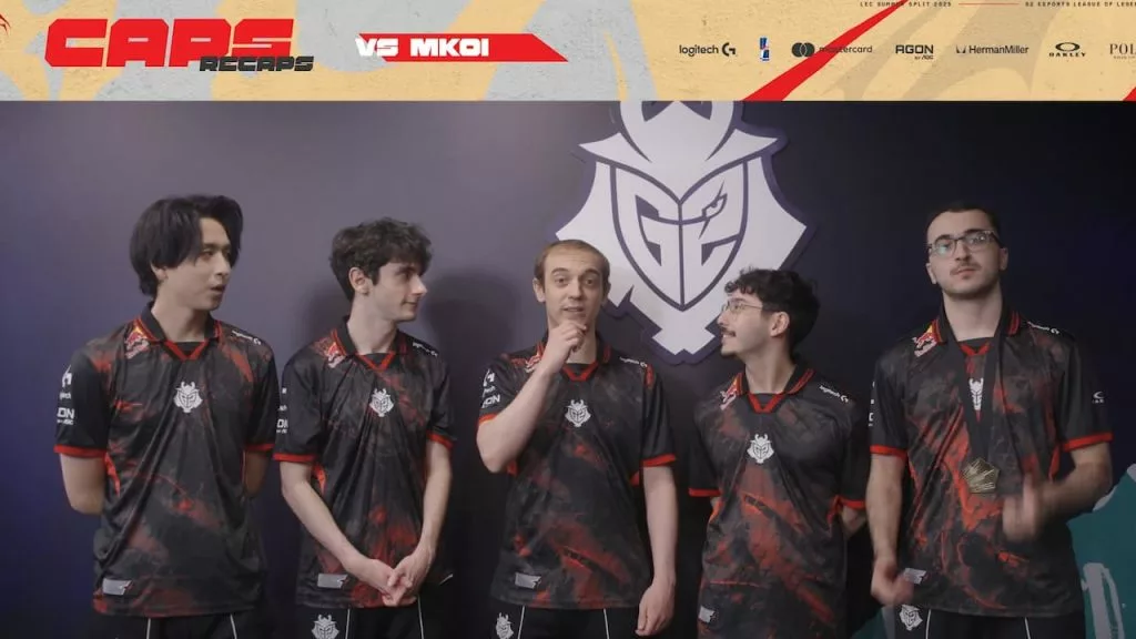 G2 Esports 2025 Worlds roster