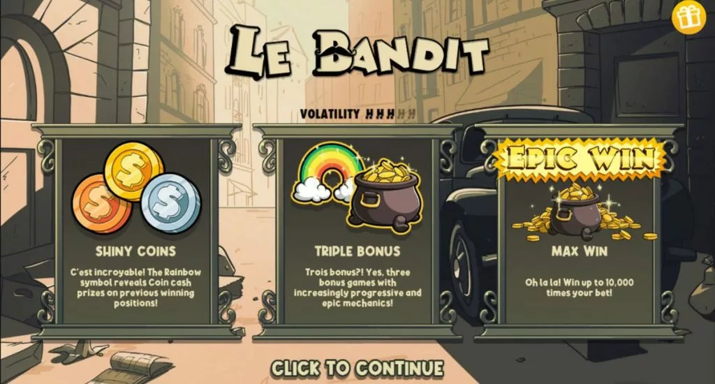 Le bandit slot by hacksaw gaming