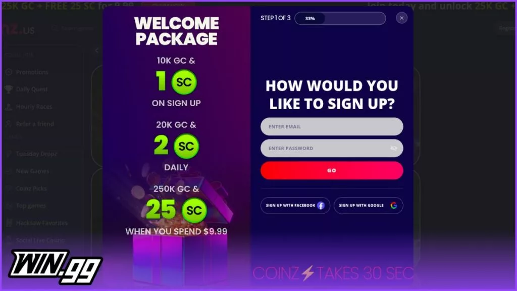 coinz.us casino bonus codes