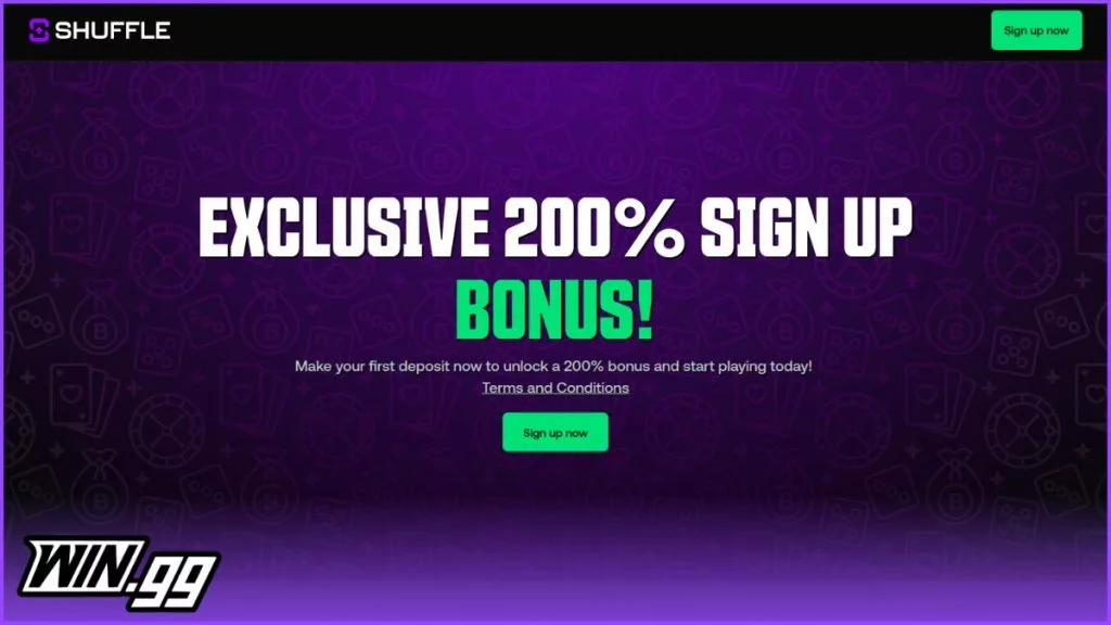 shuffle.com casino redeem bonus promo code