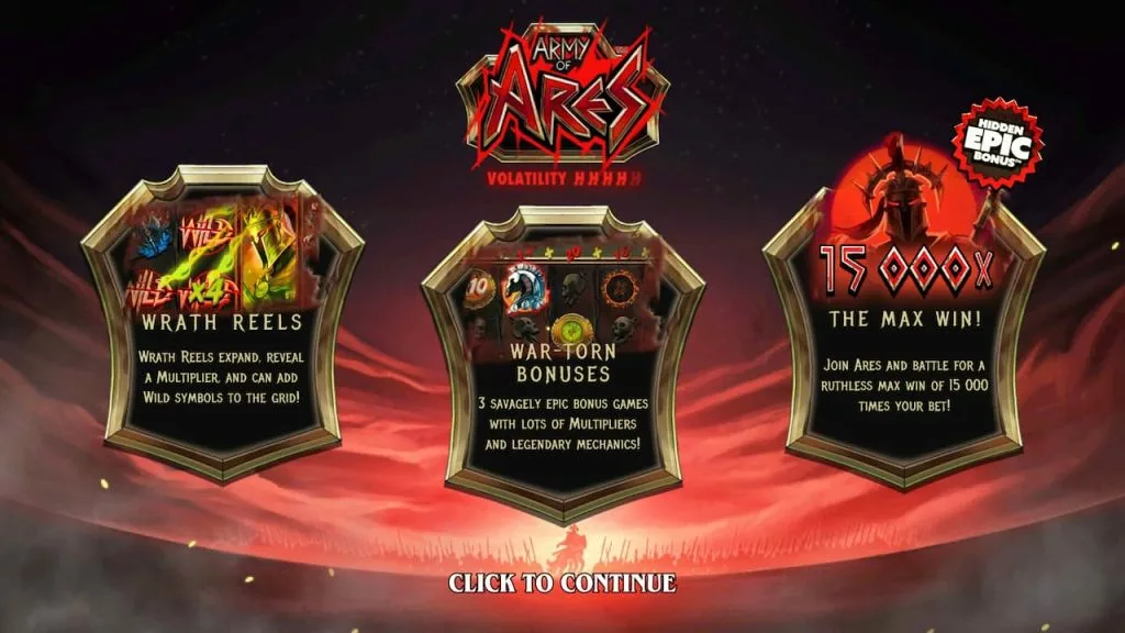 Army of Ares bonus rounds