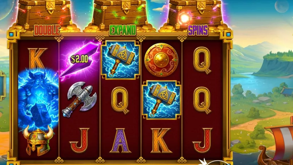 Playing the Hammerstorm slot