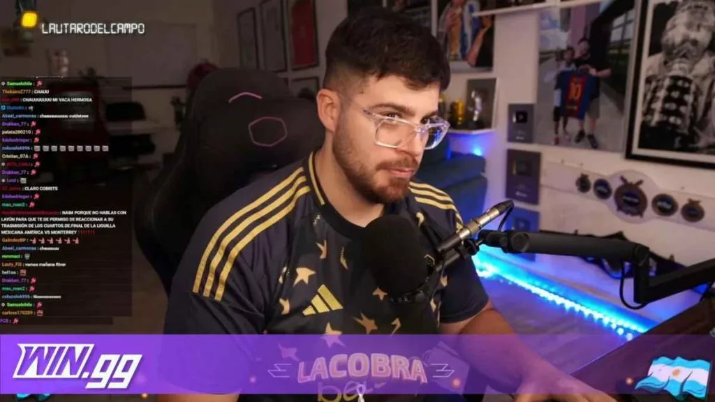 Lacobraaa mainly streams on Kick, with a focus on football.