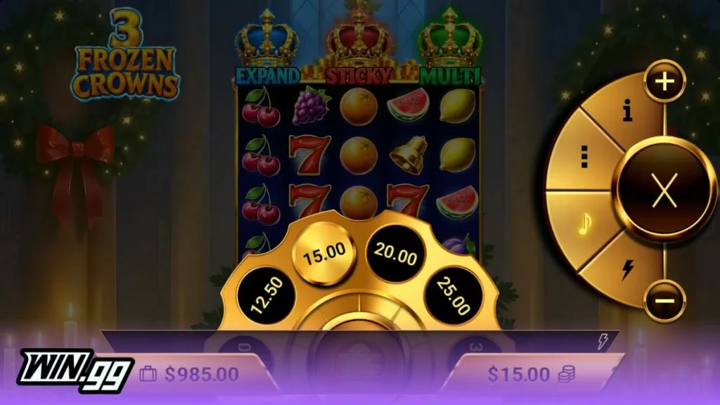 3 Frozen Crowns slot