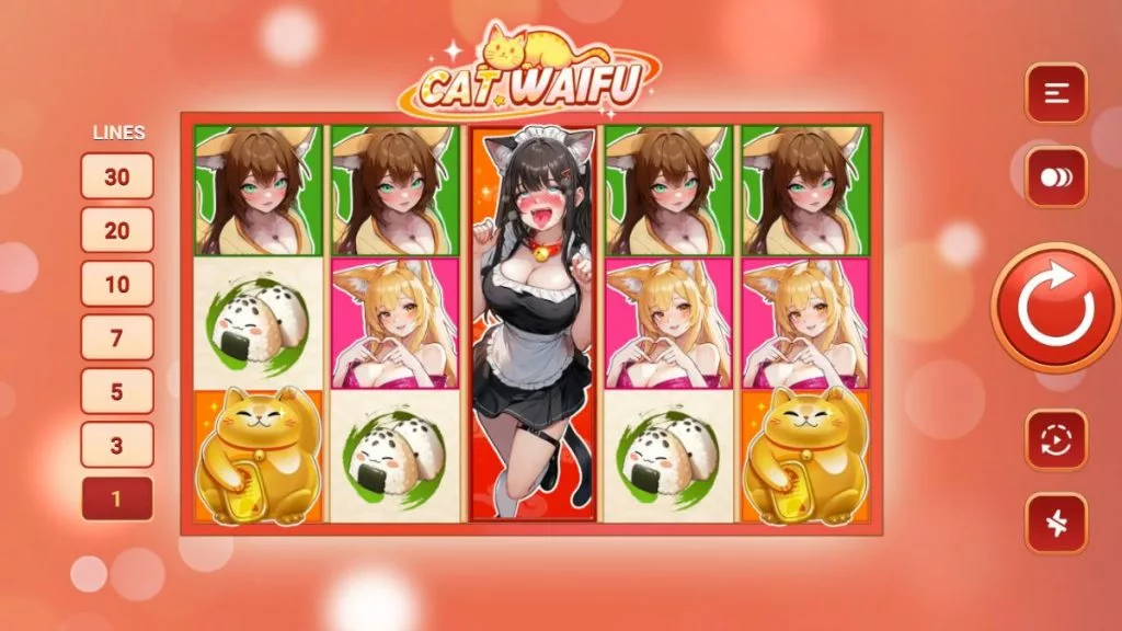 Cat Waifu paylines
