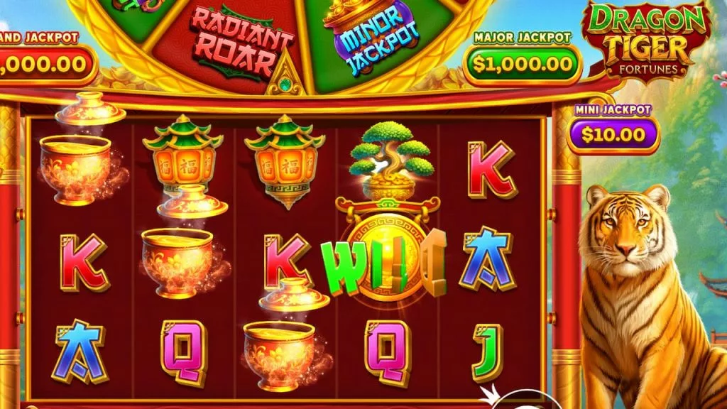 Playing the Dragon Tiger Fortunes slot