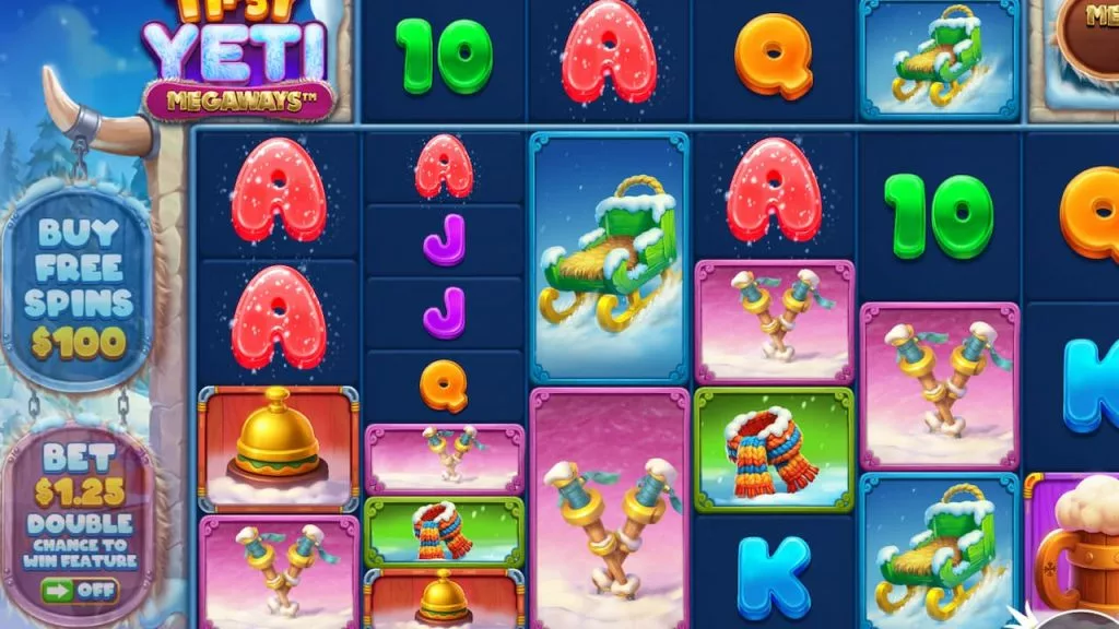 Playing the Tipsy Yeti Megaways slot