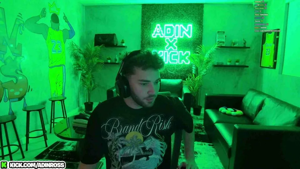 Adin Ross is the second biggest streamer on Kick as of January 2026.