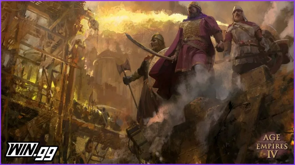 A wallpaper of Age of Empires IV