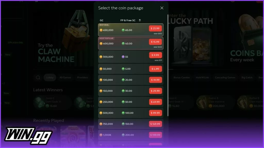 firesevens first purchase bonus