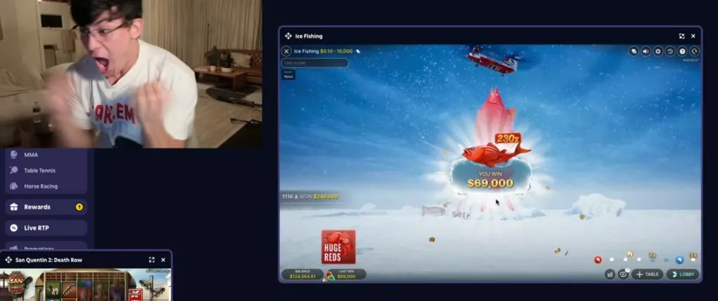 ice fishing