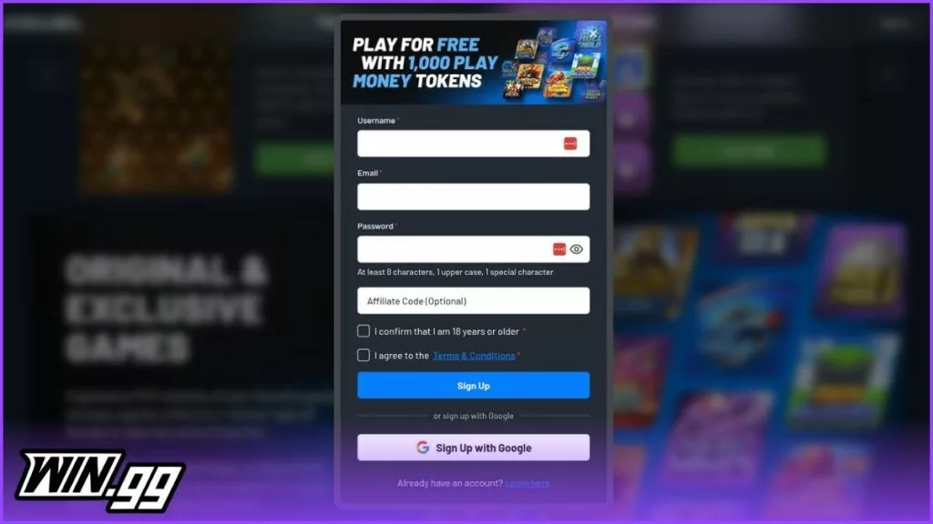 maxduel review: simple sign up proces