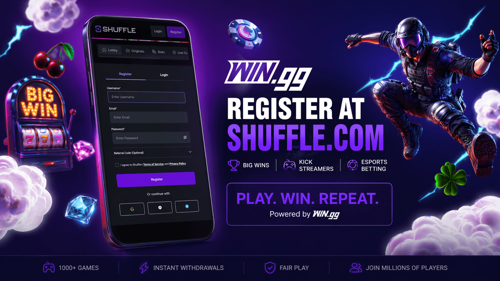 How to Register at Shuffle.com