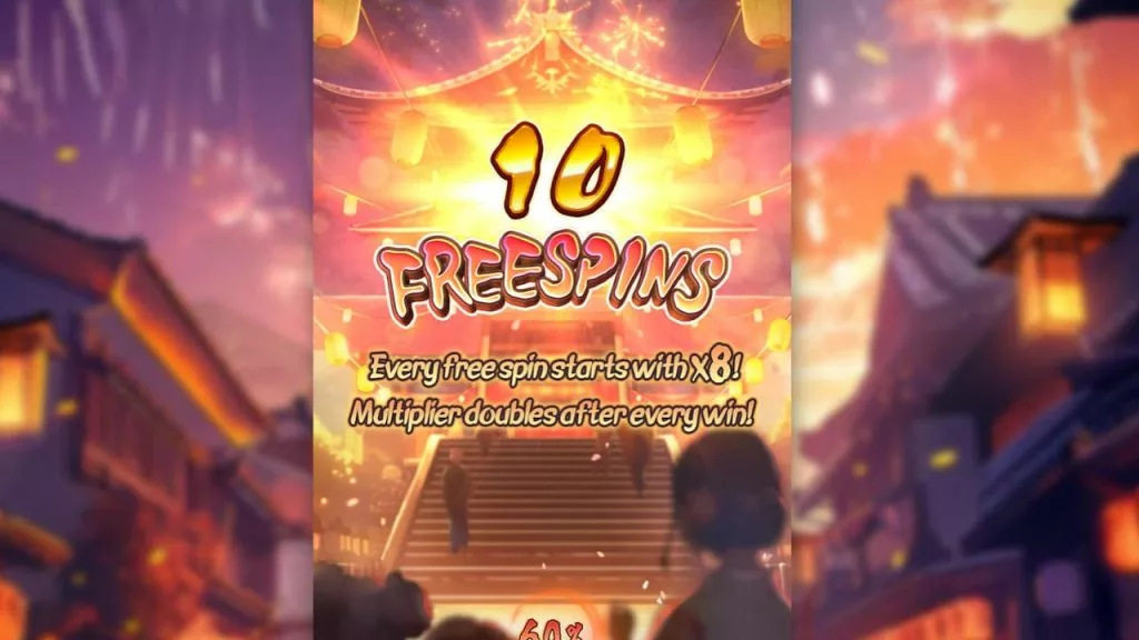 Triggering free spins in the Oishi Delights slot
