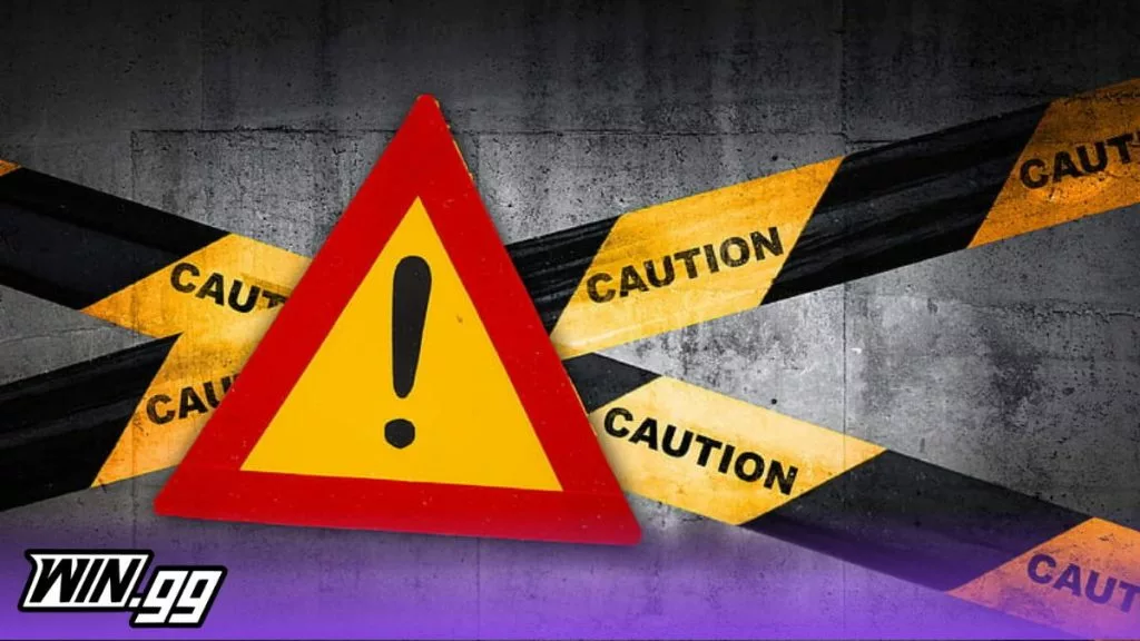 a warning sign