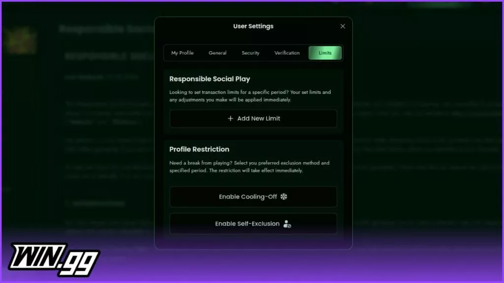player and safety control at lucky bunny