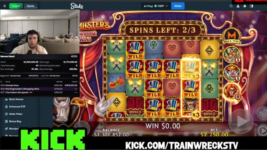 Trainwreckstv on Ringmaster