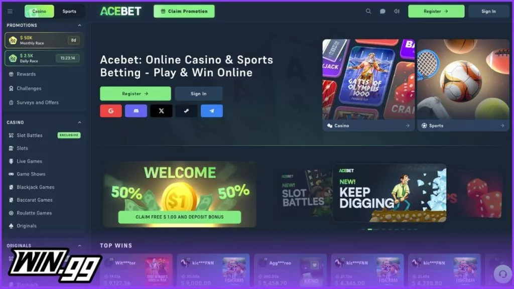 Acebet casino review
