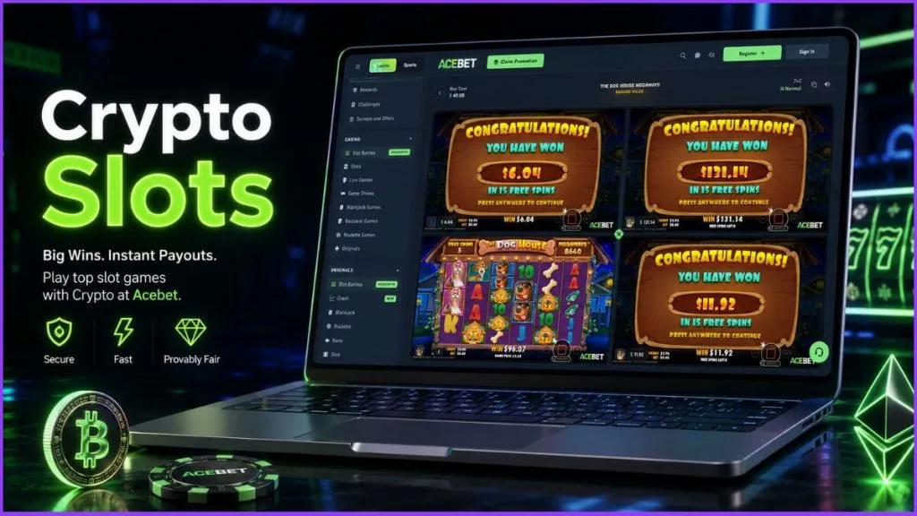 crypto slots and races acebet